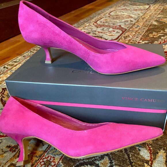 Vince Camuto Margie Pump Mulberry Pink Size 8.5 - Picture 2 of 11